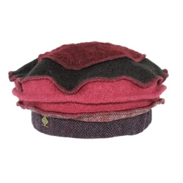 Toque Polaire Upcycling Prune - Traclet
