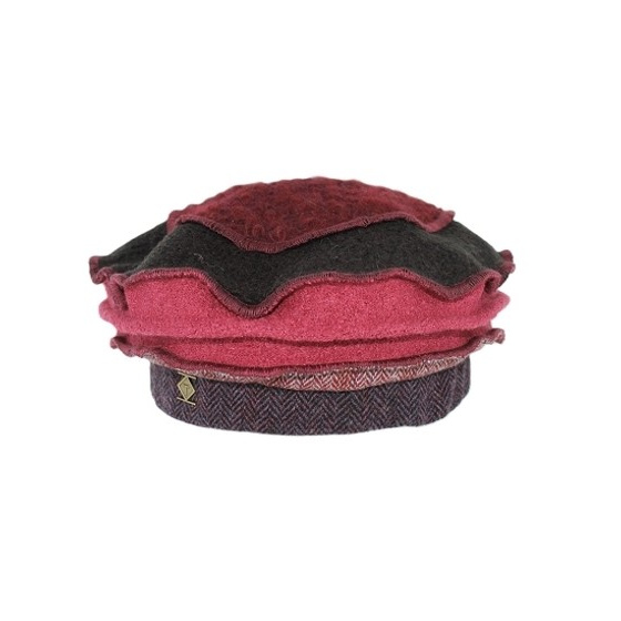 Toque Polaire Upcycling Prune - Traclet