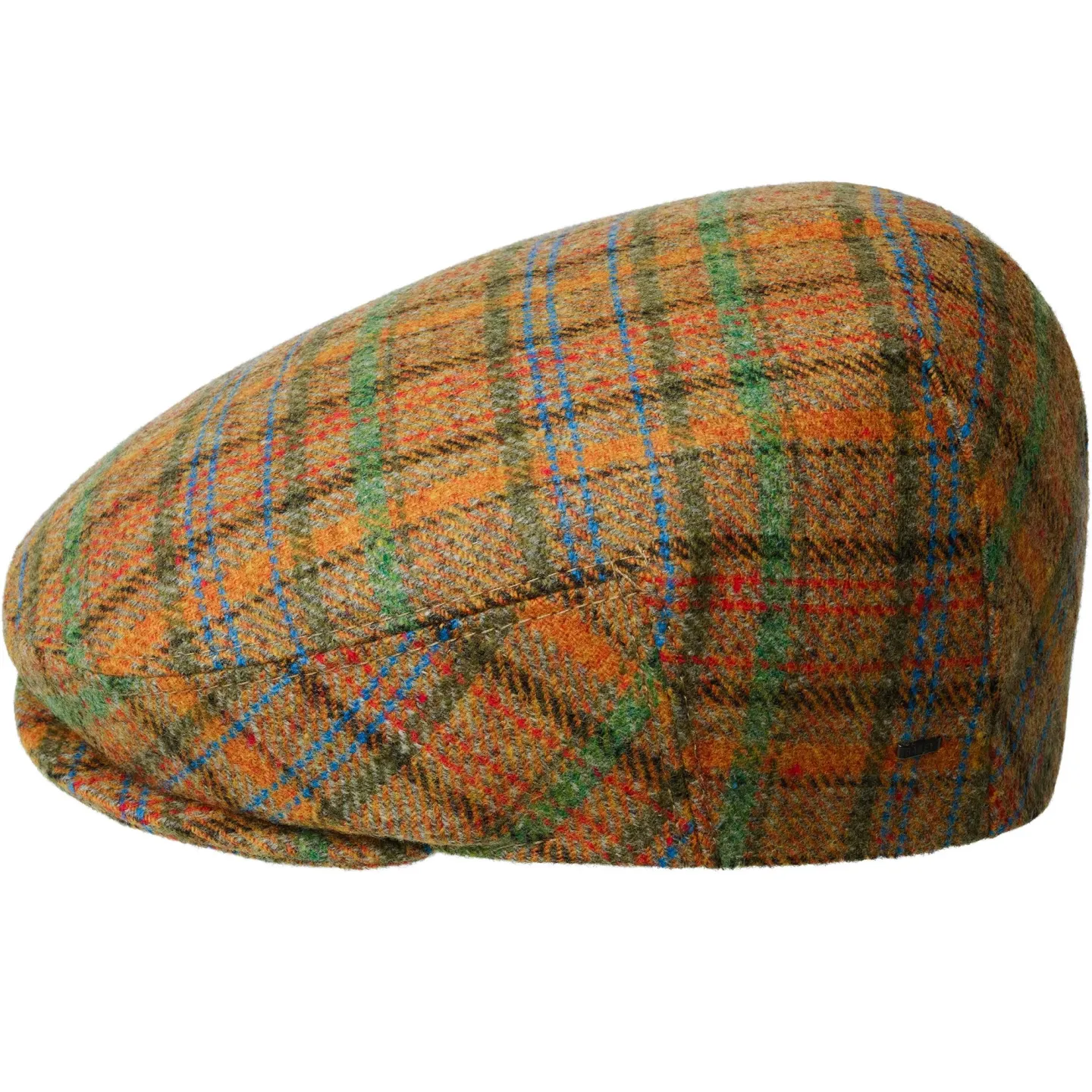 Jeno Checked Wool Flat Cap - Bailey Reference : 24454| Chapellerie Traclet