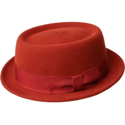 Darron Copper Wool Porkpie Hat - Bailey Reference: 24460| Chapellerie Traclet