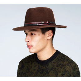 Chapeau Fedora Stedman Feutre Marron - Bailey