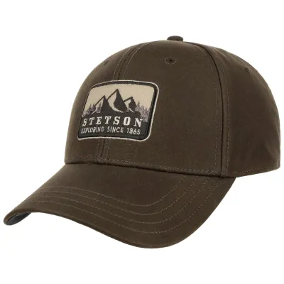 Casquette Baseball Rocky Mountain Coton Huilé Marron – Stetson