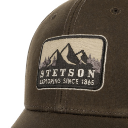 Casquette Baseball Rocky Mountain Coton Huilé Marron – Stetson