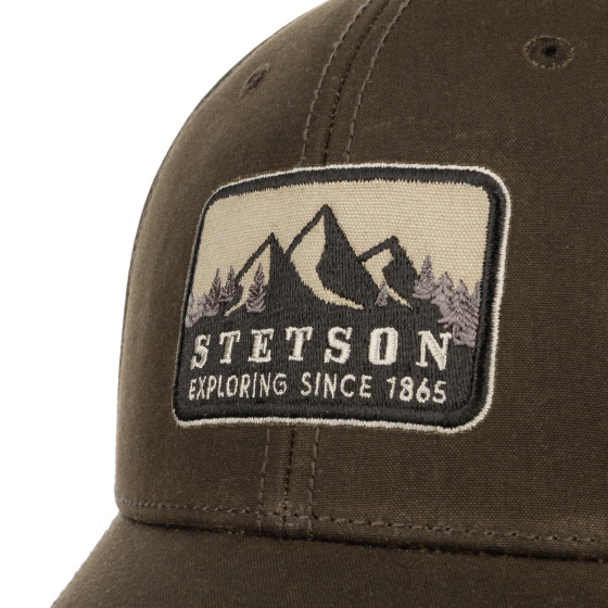 Rocky Mountain Oiled Cotton Brown Baseball Cap – Stetson