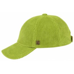 Baseball Cap Alizé Ribbed Velvet Anis - Traclet