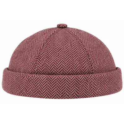 Docker Cooper Chevron Beanie Bordeaux - Traclet Reference: 24473| Chapellerie Traclet