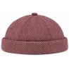 Bonnet Docker Cooper Chevron Bordeaux - Traclet  Reference : 24473| Chapellerie Traclet