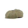 Green Striped Wool 8-Panel Cap – City Sport -Ref24397