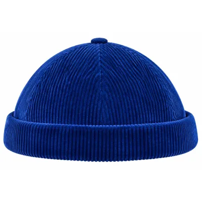 Bonnet Docker Malo Velours Côtelé Lazuli – Traclet