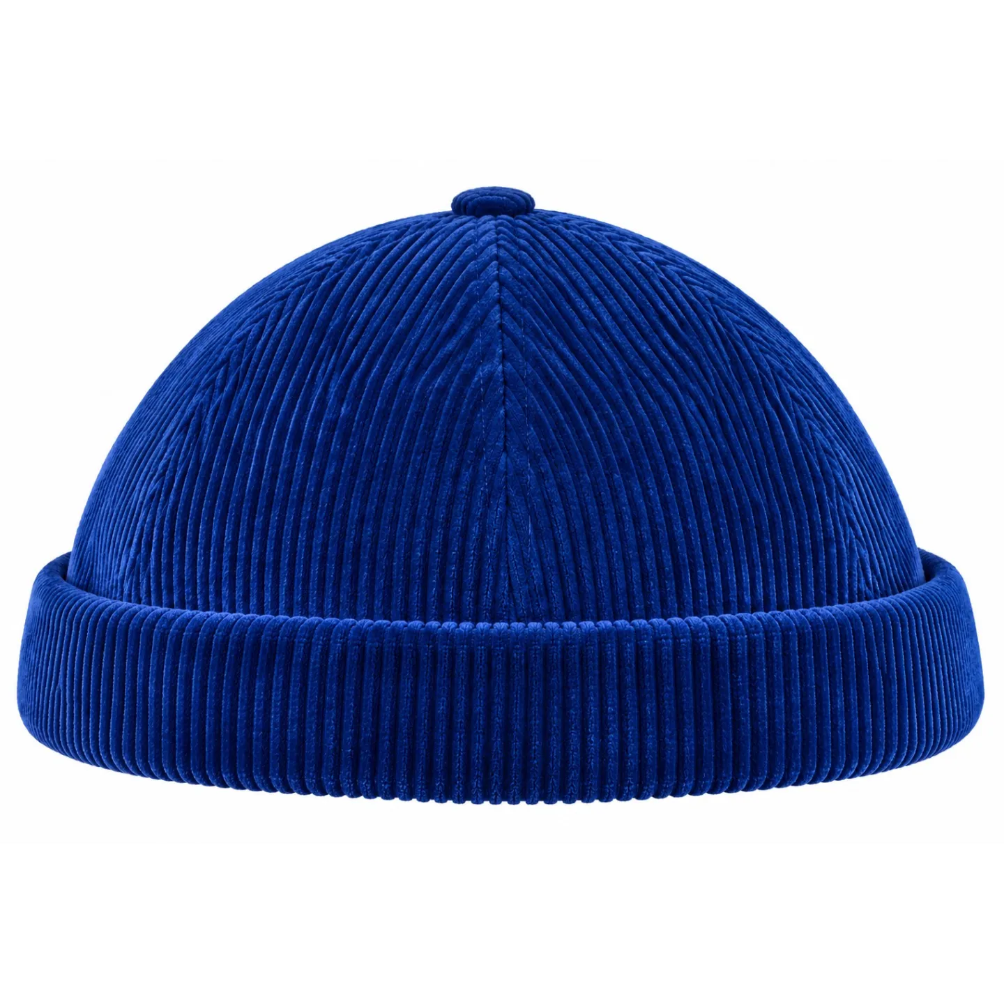 Malo Corduroy Velvet Docker Beanie Lazuli – Traclet Reference: 24477| Chapellerie Traclet