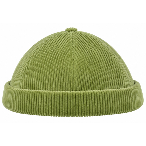 Bonnet Docker Malo Velours Côtelé Anis – Traclet