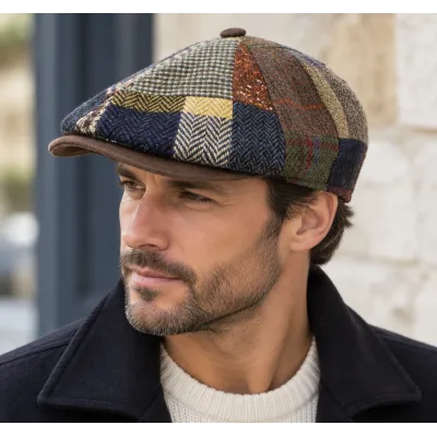 Casquette Plate America Patchwork - Traclet