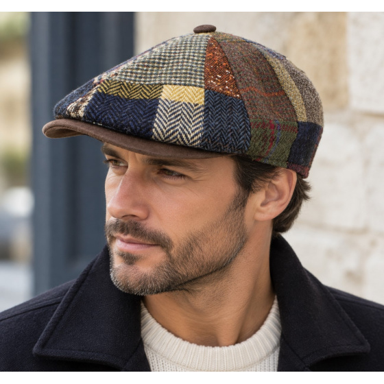 Casquette Plate America Patchwork - Traclet