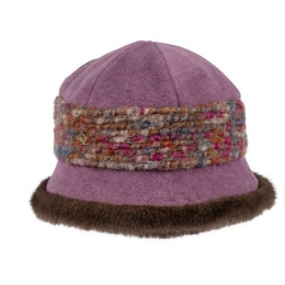 Chapeau Feuilles Polaire Fausse Fourrure - Traclet