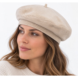Béret Femme Emmie Coton Milk - Traclet