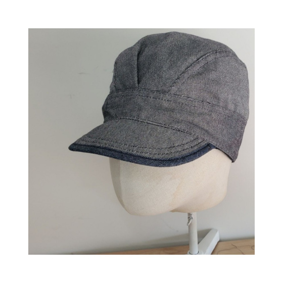 Casquette Anti Ondes Grise Modèle CLASSIC  coton biologique Made In France
