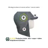 Casquette anti-ondes avec cache oreille et couvre nuque et protection cotés - ref 24492
