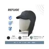 Anti-radiation cap with ear cover, neck cover and side protection - ref 24492