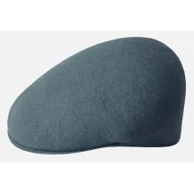Wool 504 Teal Blue Flat Cap - Kangol Reference: 24498| Chapellerie Traclet