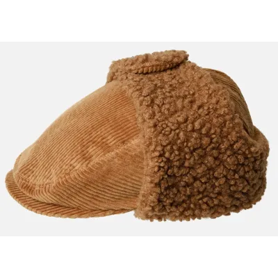 Casquette Cozy Bugatti Cache Oreille Camel - Kangol