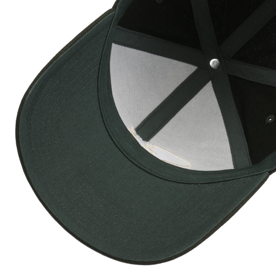 Casquette Baseball Lettering Coton Olive - Stetson