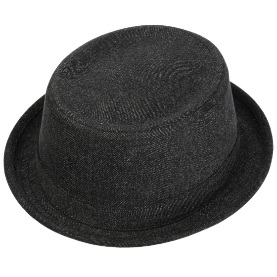 Camden Black Denim Pork Pie Hat - Stetson