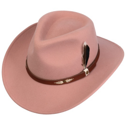 Cheyenne Pink Felt Cowboy Hat - Stetson