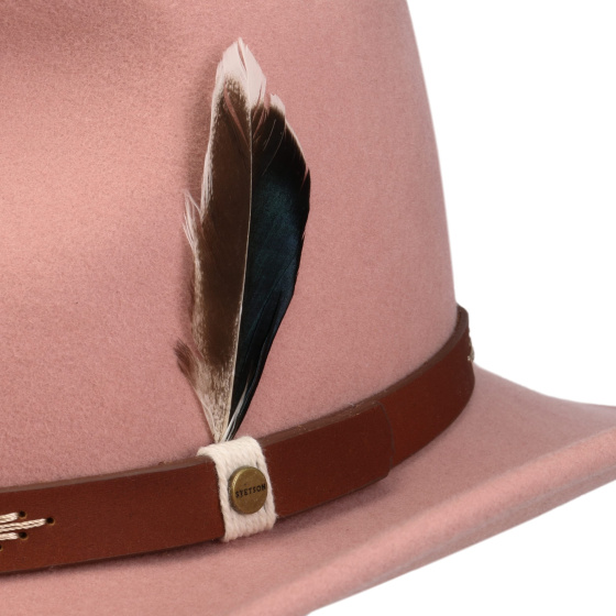 Cheyenne Pink Felt Cowboy Hat - Stetson