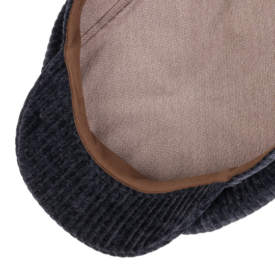 Casquette Hatteras Dwayn Velours Bleue - Stetson