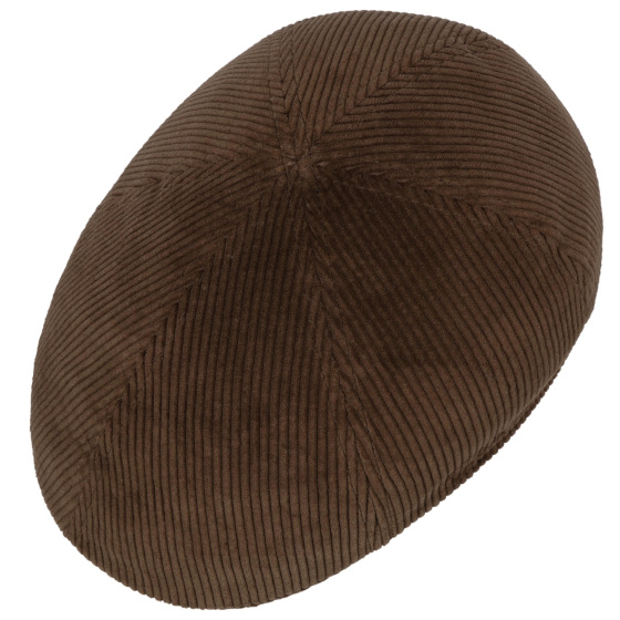 Dakota Corduroy Brown Duckbill Cap - Stetson