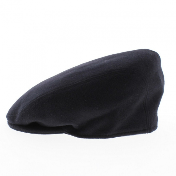 Casquette plate cashmere marine Casquette plate cashmere marine