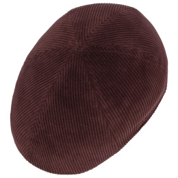Dakota Corduroy Bordeaux Duckbill Cap - Stetson