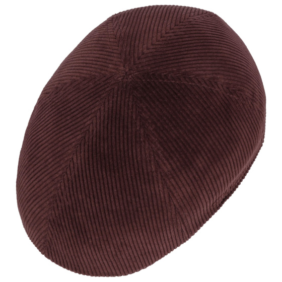 Casquette Bec De Canard Dakota Corduroy Bordeaux - Stetson