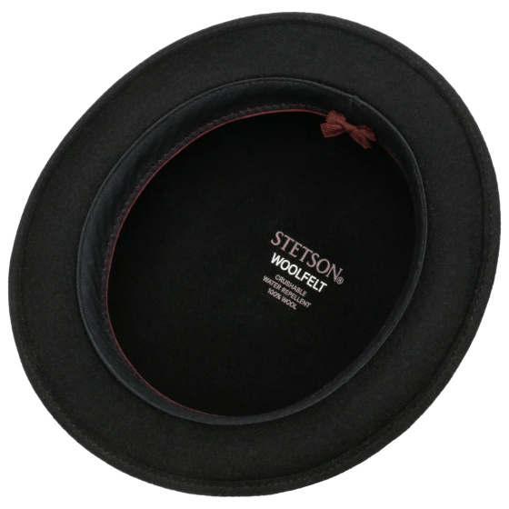 Black Woolfelt Bowler Hat - Stetson