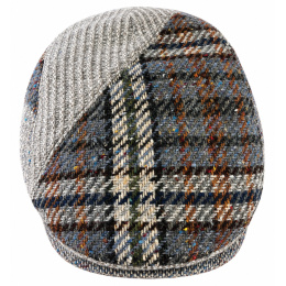 Daytona Beige Patchwork Flat Cap - Göttmann