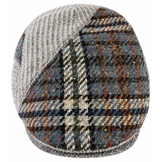 Daytona Beige Patchwork Flat Cap - Göttmann