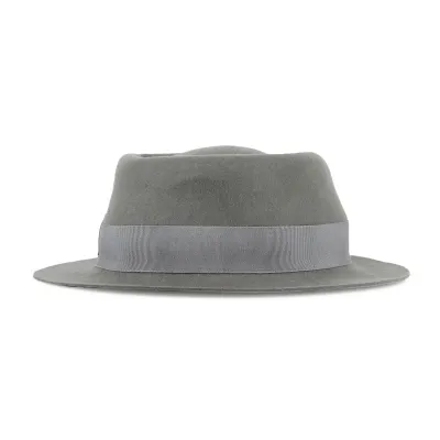 chapeau porkpie gris