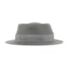 chapeau porkpie gris