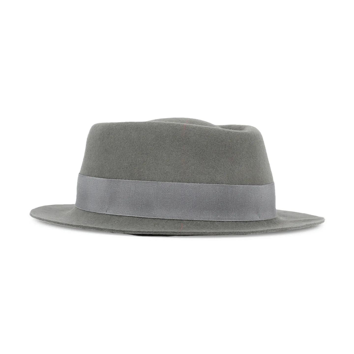 gray pork pie hat