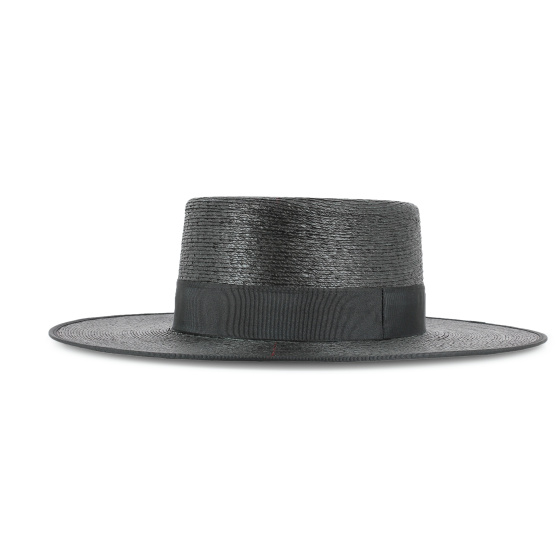 Black Panama Cordobes Hat - Traclet