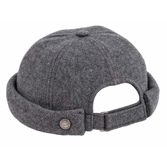 Cooper Mouse Grey Wool Docker Beanie - Traclet