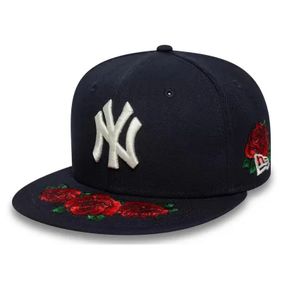 Casquette Snapback Coops Floral Coton Marine - New Era Reference : 24552| Chapellerie Traclet