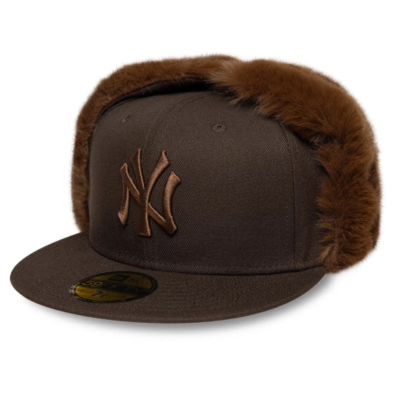 Casquette Snapback Yankees Dogear Coton Marron - New Era