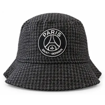 Paris Saint-Germain Houndstooth Gray Bucket Hat - New Era Reference: 24555| Chapellerie Traclet