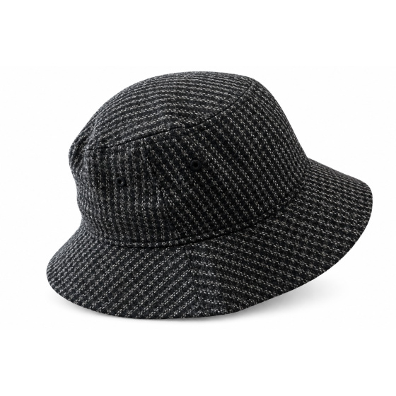 Paris Saint-Germain Houndstooth Gray Bucket Hat - New Era