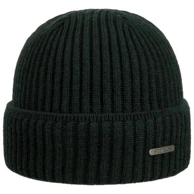 Parkman Dark Green Wool Beanie - Stetson, Reference: 24558| Traclet Hat Shop