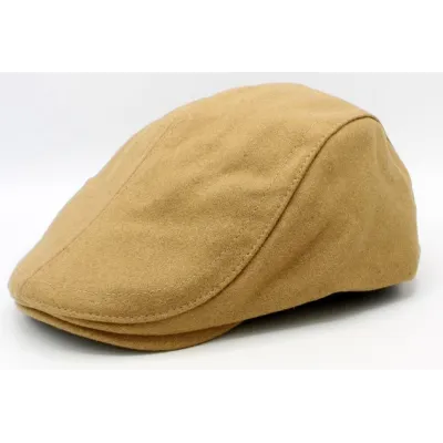 Casquette Plate Siena Camel – Traclet réf 24575 chapellerie Traclet