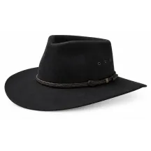 Chapeau Cattleman Feutre Poil Anthracite - Akubra