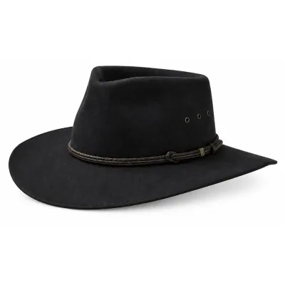 Chapeau Cattleman Feutre Poil Anthracite - Akubra