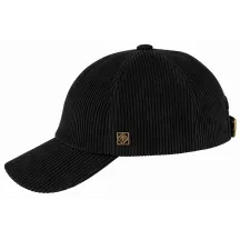 Casquette Baseball Alizé Velours Côtelé Noire - Traclet